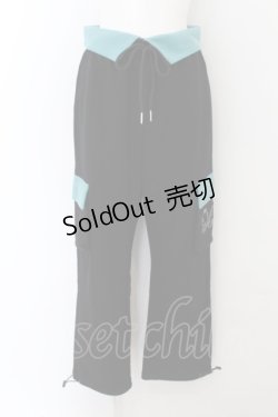 画像1: NieR Clothing / 裾ドロスト4POCKETSTYLE-UP PANTS  ブラック O-24-06-13-063-PU-PA-IG-OS
