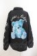 画像3: TRAVAS TOKYO / Furry bear Coaches Jacket F ブラック O-24-06-30-1001-PU-JA-YM-OS (3)