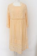 Jane Marple Dans Le Saｌon / Flower lei yoke dress M ライトオレンジ O-24-06-30-086-JM-OP-IG-OS