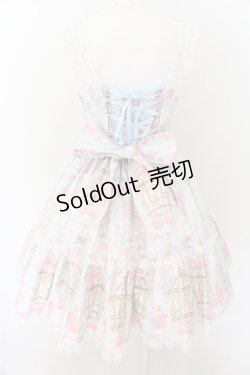 画像5: Angelic Pretty / 小鳥たちのシンフォニアジャンパースカート  サックス O-24-07-06-003-AP-OP-OW-OS