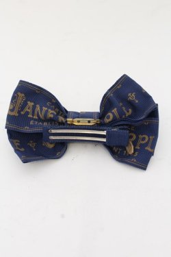 画像2: Jane Marple / Logo Ribbon Hair Corsage  ブルー O-24-07-08-052-JM-AC-IG-ZT006