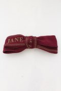 Jane Marple / ロゴリボンヘアコサージュ（2017年）  ワイン O-24-07-08-053-JM-AC-OW-OS