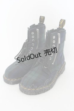 画像1: Dr.Martens （Getta Grip） / 1460ZIP TARTAN　ブーツ UK4 グリーン O-24-07-08-059-PU-SH-OW-OS