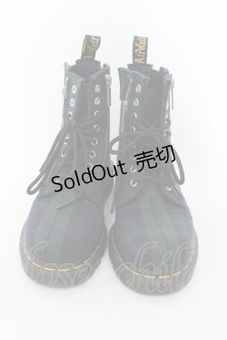 画像2: Dr.Martens （Getta Grip） / 1460ZIP TARTAN　ブーツ UK4 グリーン O-24-07-08-059-PU-SH-OW-OS