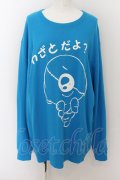 NieR Clothing / ONE君BLUE SWEATSHIRT【わざとだよ？】 2XL ブルー O-24-07-08-1039-PU-TO-KB-OS-B