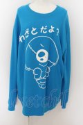 NieR Clothing / ONE君BLUE SWEATSHIRT【わざとだよ？】 2XL ブルー O-24-07-08-1040-PU-TO-KB-OS-B