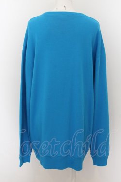 画像3: NieR Clothing / ONE君BLUE SWEATSHIRT【わざとだよ？】  ブルー O-24-07-08-1041-PU-TO-KB-OS-B