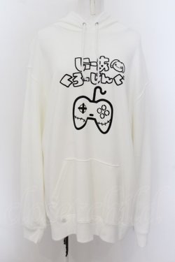 画像1: NieR Clothing / OVERSIZE GAMING PULLOVER PARKA　パーカー 2XL ホワイト O-24-07-08-1056-PU-TO-OW-OS-C