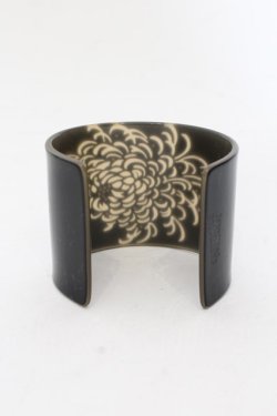 画像3: Jean Paul GAULTIER / cuff bracelet  ブラック O-24-07-08-1071-GO-AC-IG-OS