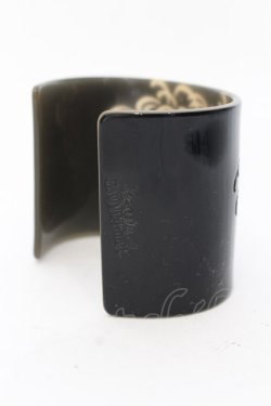 画像4: Jean Paul GAULTIER / cuff bracelet  ブラック O-24-07-08-1071-GO-AC-IG-OS