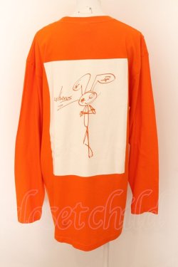 画像1: NieR Clothing / ORANGE RABBIT LONG CUTSEW  オレンジ O-24-07-08-1030-PU-TO-KB-OS-B