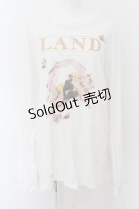 LAND by MILKBOY / ANGEL ロンＴ  ホワイト O-24-07-13-005-MB-TS-IG-ZT018