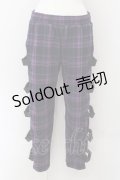 REFLEM / サイドZIPバックルベルトパンツ F パープル O-24-07-13-092-PU-PA-YM-OS