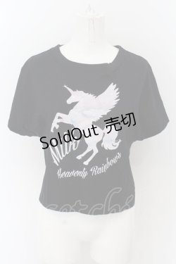 画像1: MILK / ユニコーンpt Tシャツ  クロ O-24-07-13-012-ML-TS-IG-OS