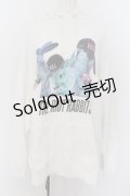 MILKBOY / THE RIOT RABBITS HOODIE  ホワイト O-24-07-16-002-MB-TO-YM-OS