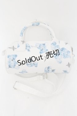 画像1: TRAVAS TOKYO / PU DRUM BAG　ドラムバッグ  ホワイト×サックス O-24-07-18-066-PU-BG-OW-OS