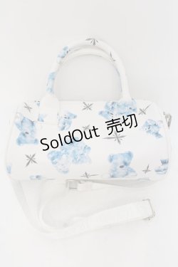 画像2: TRAVAS TOKYO / PU DRUM BAG　ドラムバッグ  ホワイト×サックス O-24-07-18-066-PU-BG-OW-OS