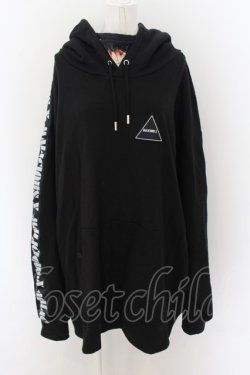 画像1: MALICIOUS.X / Creature & Cat fang hoodie  ブラック O-24-07-20-046-GO-TO-IG-OS