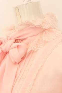 画像2: Angelic Pretty / Secret Party立ち襟ボウタイブラウス  ピンク O-24-07-26-041-AP-BL-IG-OS