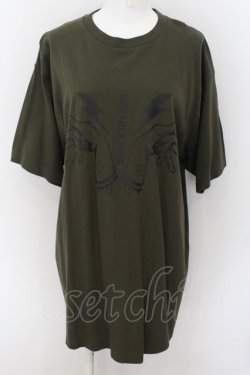 画像1: NieR Clothing / HAND WING Tシャツ XL グリーン O-24-07-29-1047-PU-TS-IG-ZT116