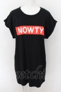 Candy Stripper / NOWTYロゴ Tシャツ 2 ブラック O-24-07-29-1069-PU-TS-IG-ZT194