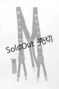 マダラニンゲン / SUSPENDERS　サスペンダー  ブラック O-24-07-29-1030-GO-ZA-YM-OS