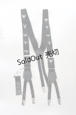 画像1: マダラニンゲン / SUSPENDERS　サスペンダー  ブラック O-24-07-29-1030-GO-ZA-YM-OS