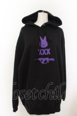 画像1: MILKBOY / BUNNY CAR HOODIE XL ブラック O-24-07-31-2006-MB-TO-OW-ZT035