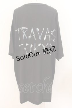 画像2: TRAVAS TOKYO / Melty donuts BIG Tシャツ F ブラック O-24-08-10-011-PU-TS-YM-OS