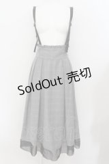 Maison de FLEUR Petite Robe canone / 校則を守るチェックジャンスカ M グレー O-24-08-13-068-EL-OP-OW-OS