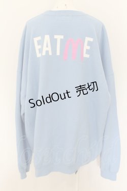 画像2: MILKBOY / EAT ME BIG SWEAT SHIRTS   ブルー O-24-08-17-080-MB-TO-OW-OS