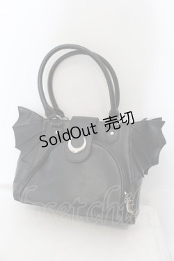 画像1: Restyle / Moon Bat bag　ハンドバッグ  ブラック O-24-08-18-078-GO-BG-OW-OS