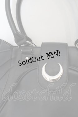 画像2: Restyle / Moon Bat bag　ハンドバッグ  ブラック O-24-08-18-078-GO-BG-OW-OS