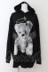 画像1: TRAVAS TOKYO / Rhinestone Angel bear hoodie F ブラック O-24-08-18-027-PU-TO-YM-OS (1)