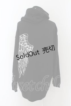 画像3: TRAVAS TOKYO / Rhinestone Angel bear hoodie F ブラック O-24-08-18-027-PU-TO-YM-OS