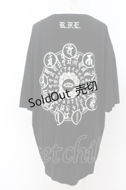 画像3: REFLEM / 勅令プリンターTシャツ F ブラック O-24-08-22-073-PU-TS-YM-OS