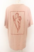 merry jenny / tulip Tee  ピンク O-24-08-22-021-LO-TS-IG-ZT189