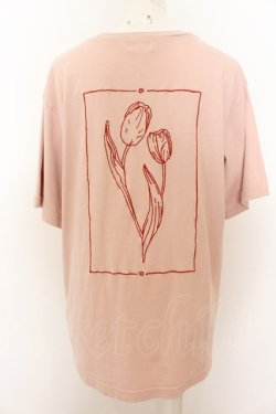 画像1: merry jenny / tulip Tee  ピンク O-24-08-22-021-LO-TS-IG-ZT189