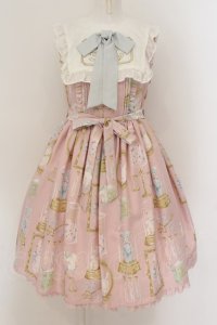 Angelic Pretty / Toys Museumジャンパースカート  ピンク O-24-08-24-005-AP-OP-OW-OS