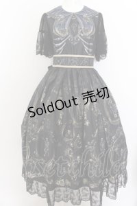 Royal Princess Alice / Skull Roses Butterfliesワンピース  クロ O-24-09-06-007-LO-OP-OW-OS