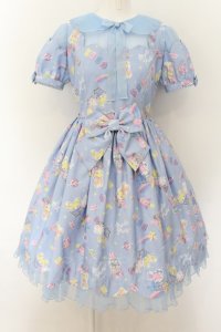 Angelic Pretty / SPACE TOYSワンピース  サックス O-24-09-10-011-AP-OP-IG-OS