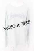 RNA / ファイヤーロゴロングTシャツ M グリーン O-24-09-19-041-PU-TO-OW-ZT018