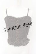 axes femme POETIQUE / レースアップビスチェ M ブラウン O-24-09-19-079-AX-TO-OW-OS