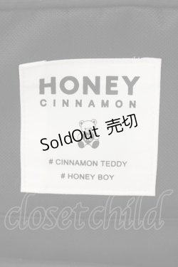 画像2: Honey Cinnamon / ロゴテープリュック  クロ O-24-09-21-096-LO-BG-OW-OS