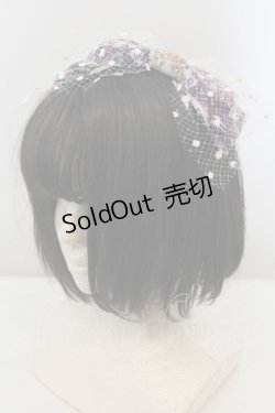 画像1: Enchantlic Enchantilly / すみれ姫のチュールリボンヘアコーム  キナリ O-24-09-28-023-LO-AC-OW-OS