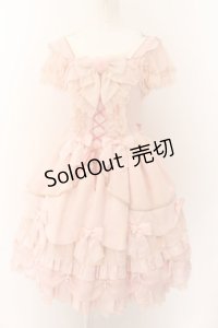 Angelic Pretty / Rose Primaジャンパースカート  ピンク O-24-09-29-180-AP-OP-OW-OS