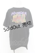 Candy Stripper / BURNING JUNK FOOD Tシャツ 3 ブラック O-24-09-30-045-PU-TO-OW-OS