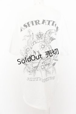 画像1: RNA / ASPIRATION　Tシャツ M ホワイト O-24-09-30-049-PU-TO-OW-ZT238