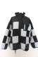 画像1: Candy Stripper / CHECKERED FLAG PADDING JACKET 2 ブラック×ライトブルー O-24-09-30-051-PU-CO-OW-OS (1)