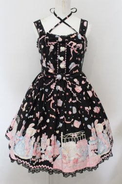 画像1: Angelic Pretty / ドリーミィドールハウススペシャルセットのジャンパースカート  クロ O-24-10-05-007-AP-OP-OW-OS